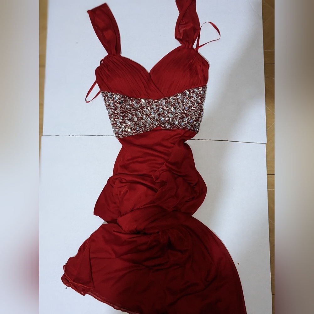 Red Evening Gown